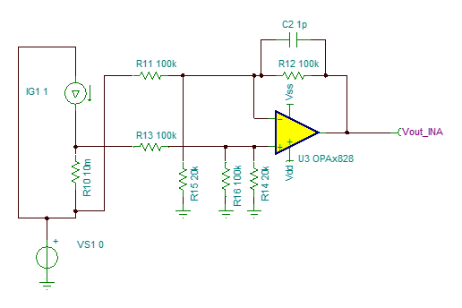 Front-end test fixture for an instrumentation amplifier
