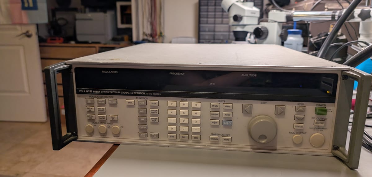 Repairing a Fluke 6080A RF Signal Generator